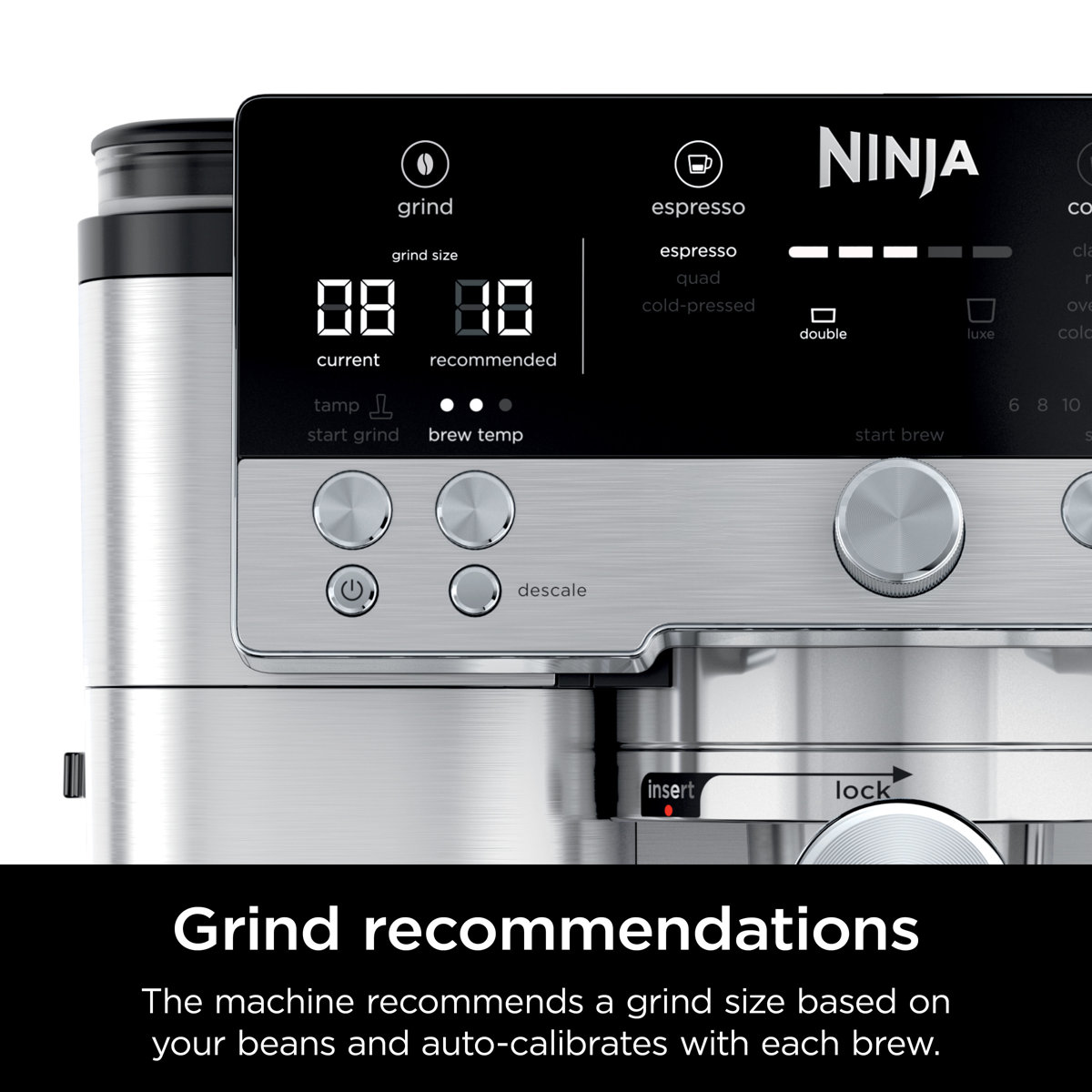 Ninja Luxe Café Premier Series 3-in-1 Espresso, Coffee and Cold Brew Machine- ES601